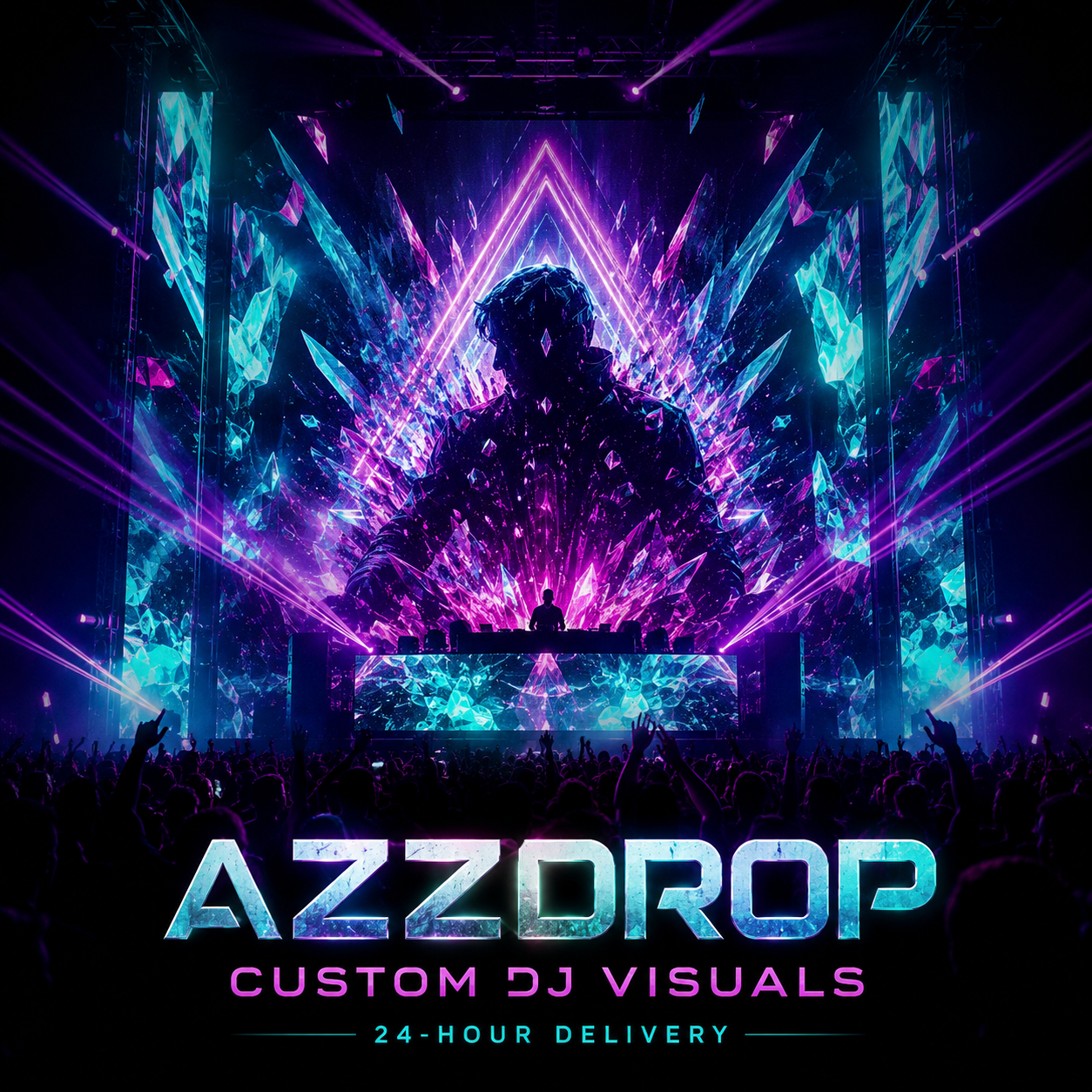 AzzBackWardz Custom Visuals — custom DJ visuals and VJ loops