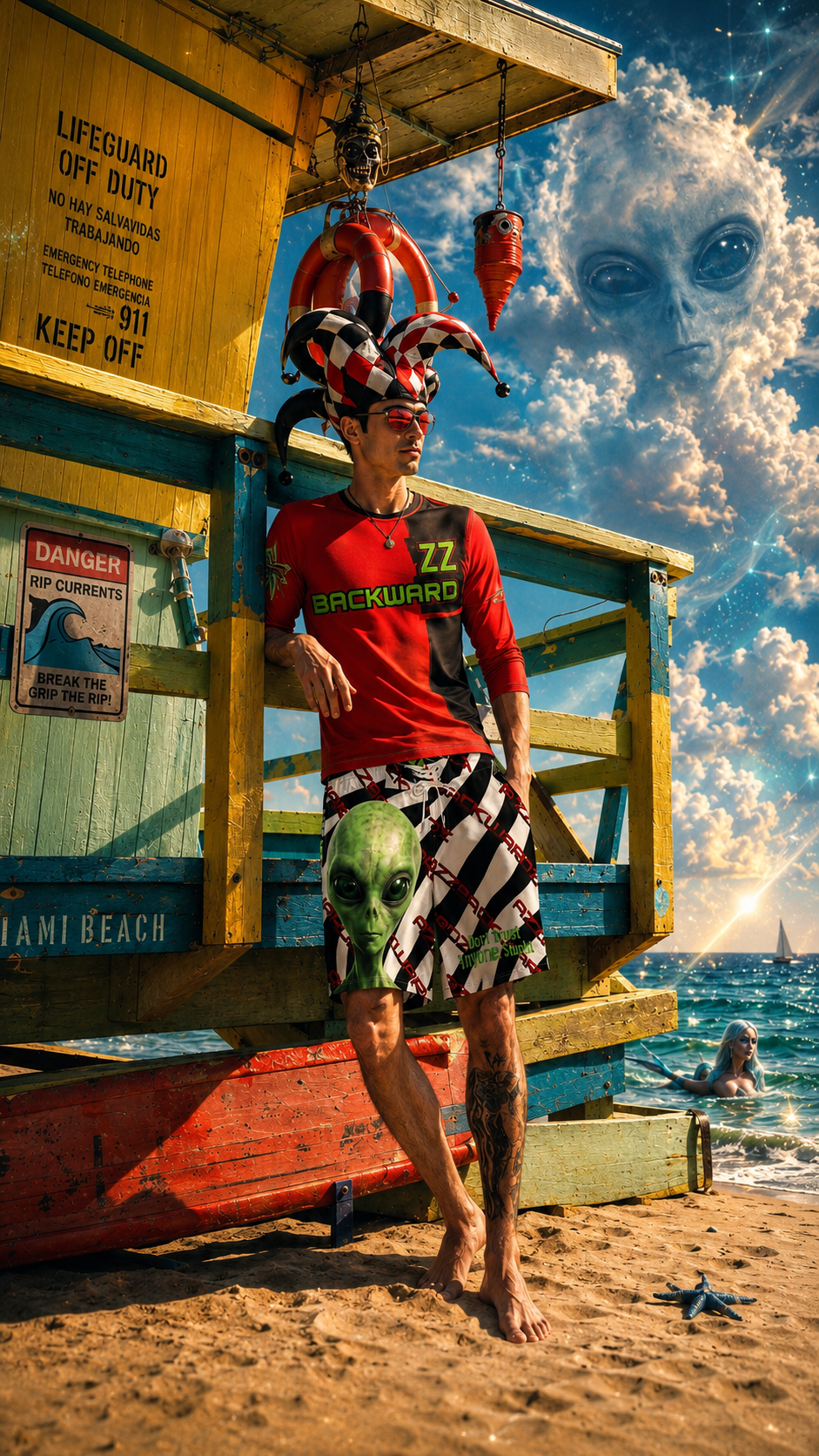 AzzBackWardzlimited-edition born smart,TAWT 2B Stup!d board shorts