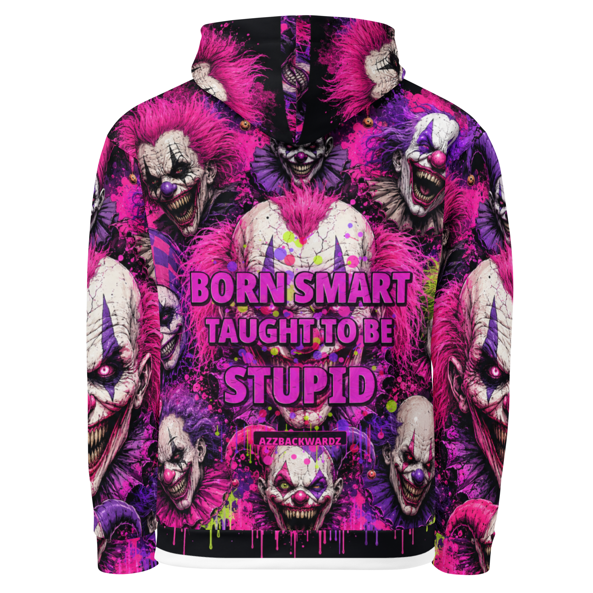 The "Born Smart" Clown Hoodie