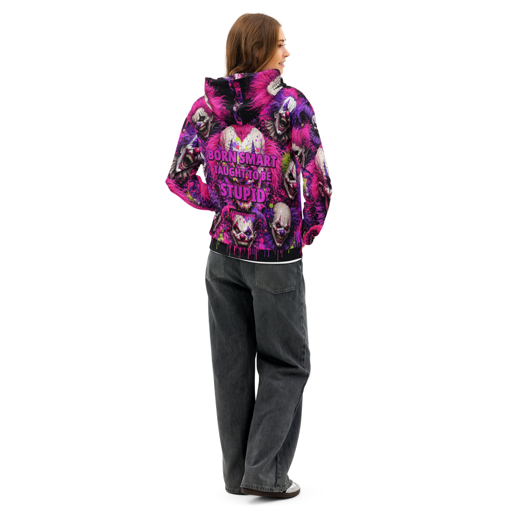 The "Born Smart" Clown Hoodie