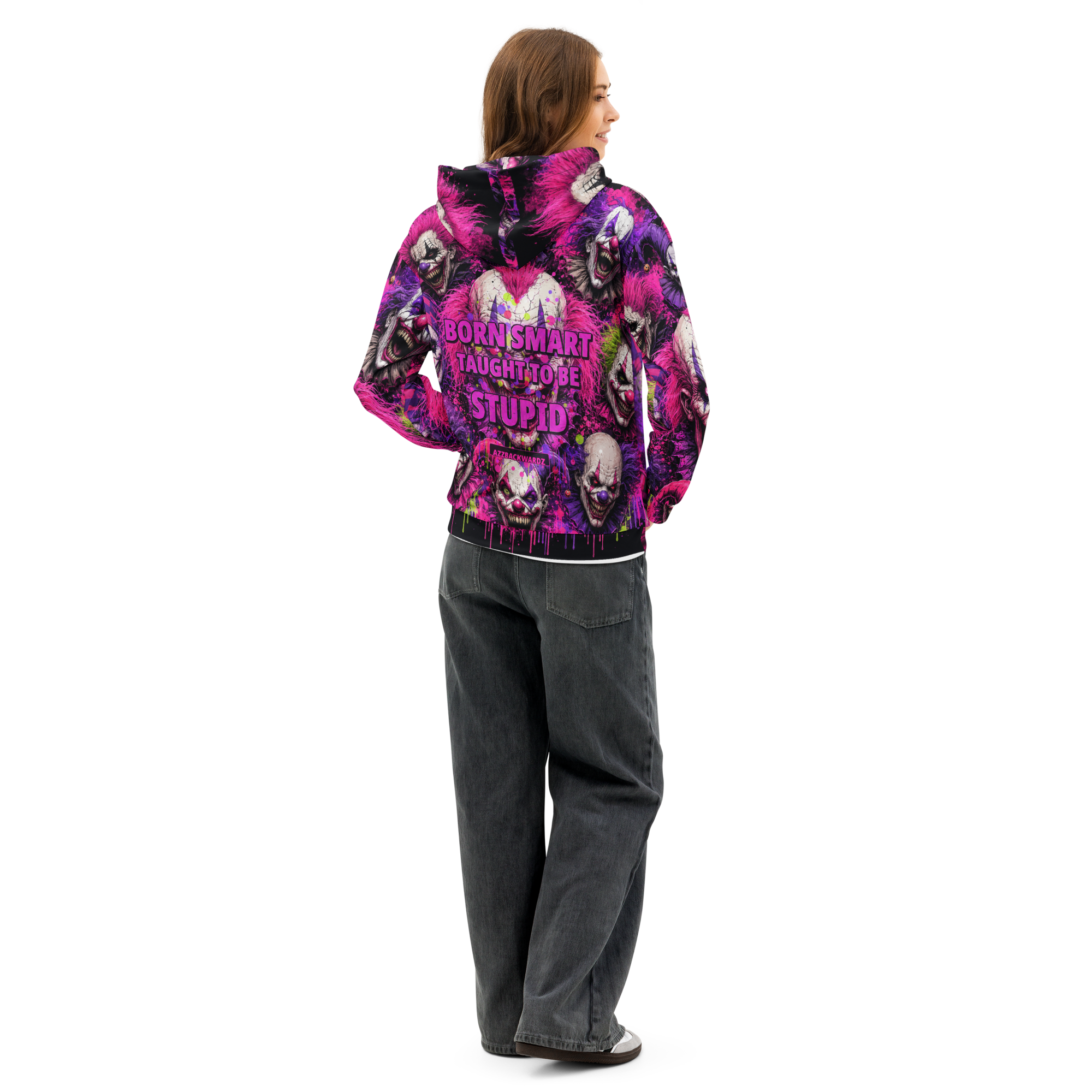 The "Born Smart" Clown Hoodie