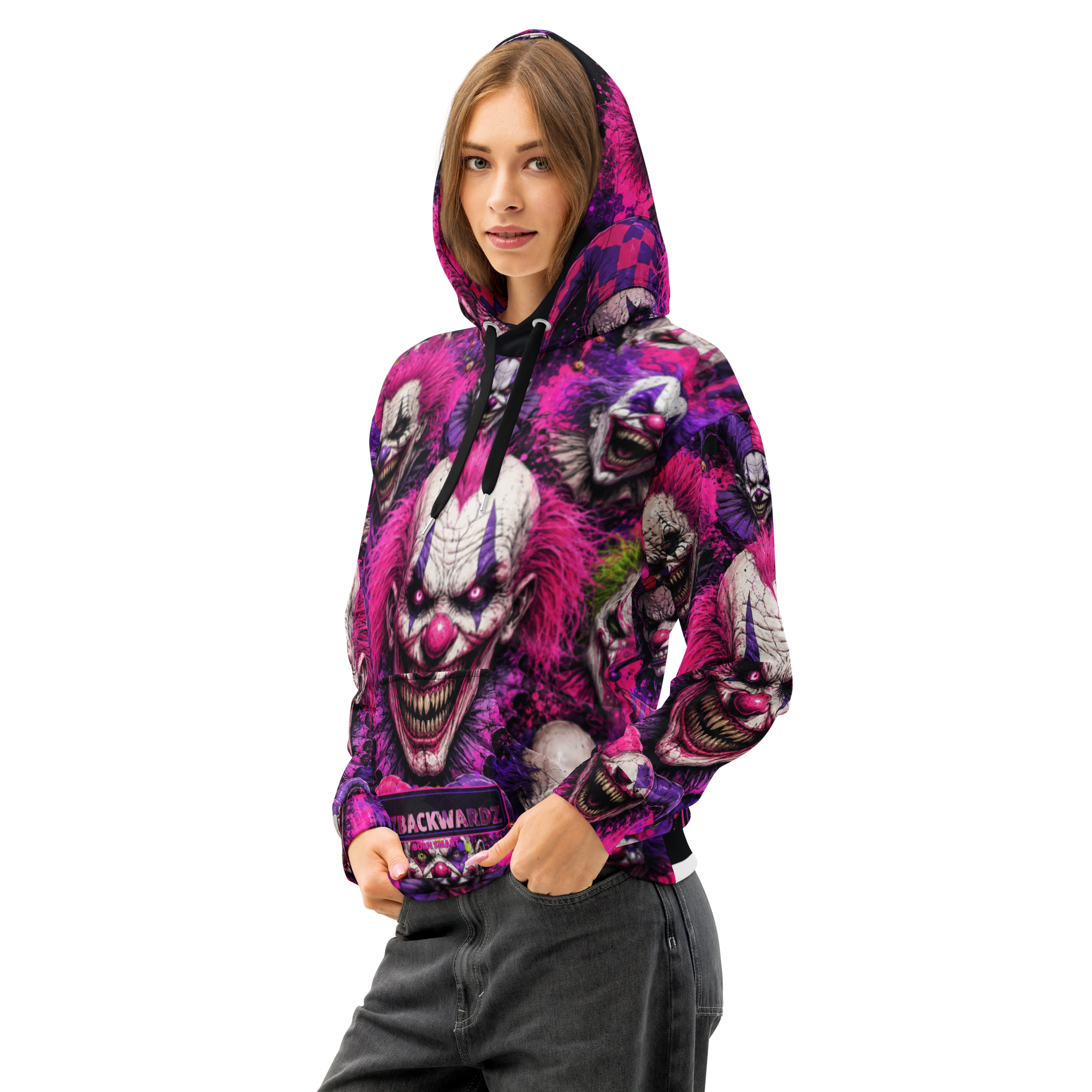 The "Born Smart" Clown Hoodie